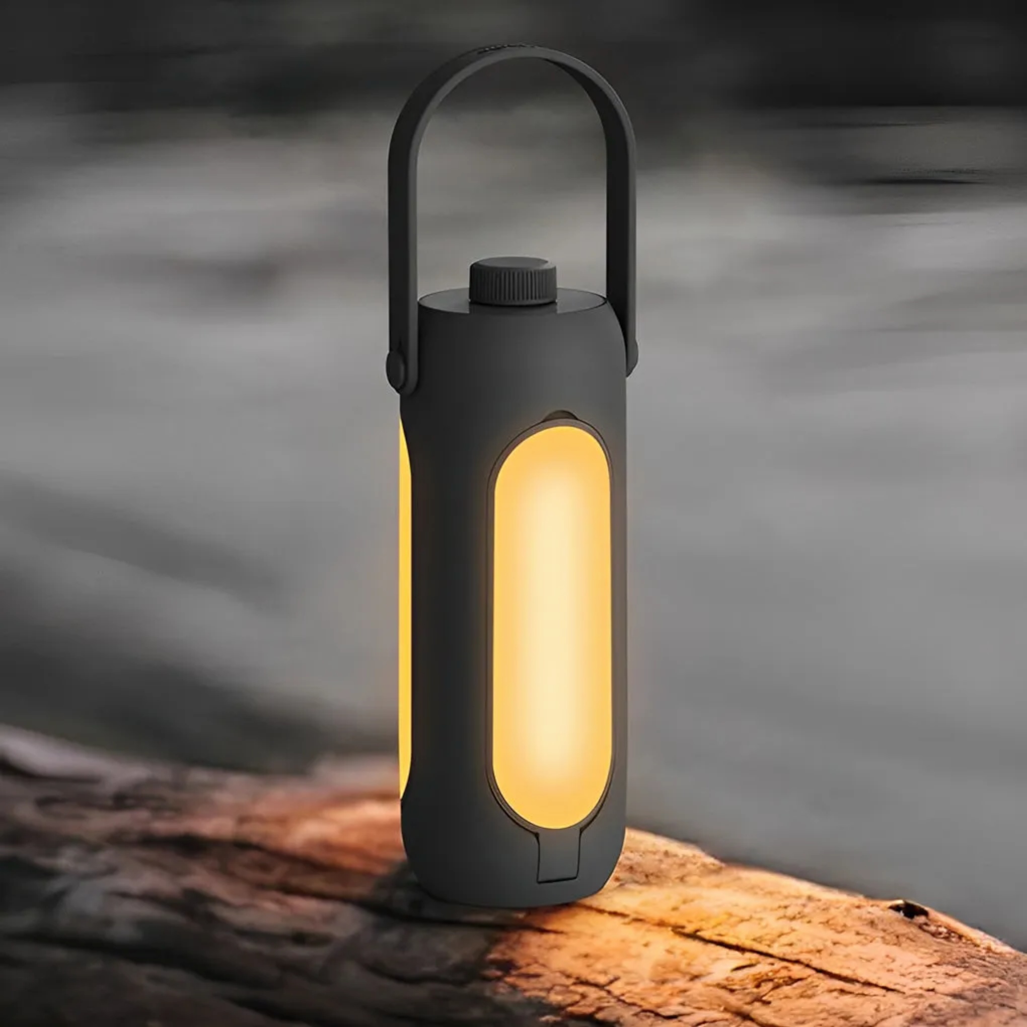 Green synthetic camping portable outdoor lanterns & lamps - modern