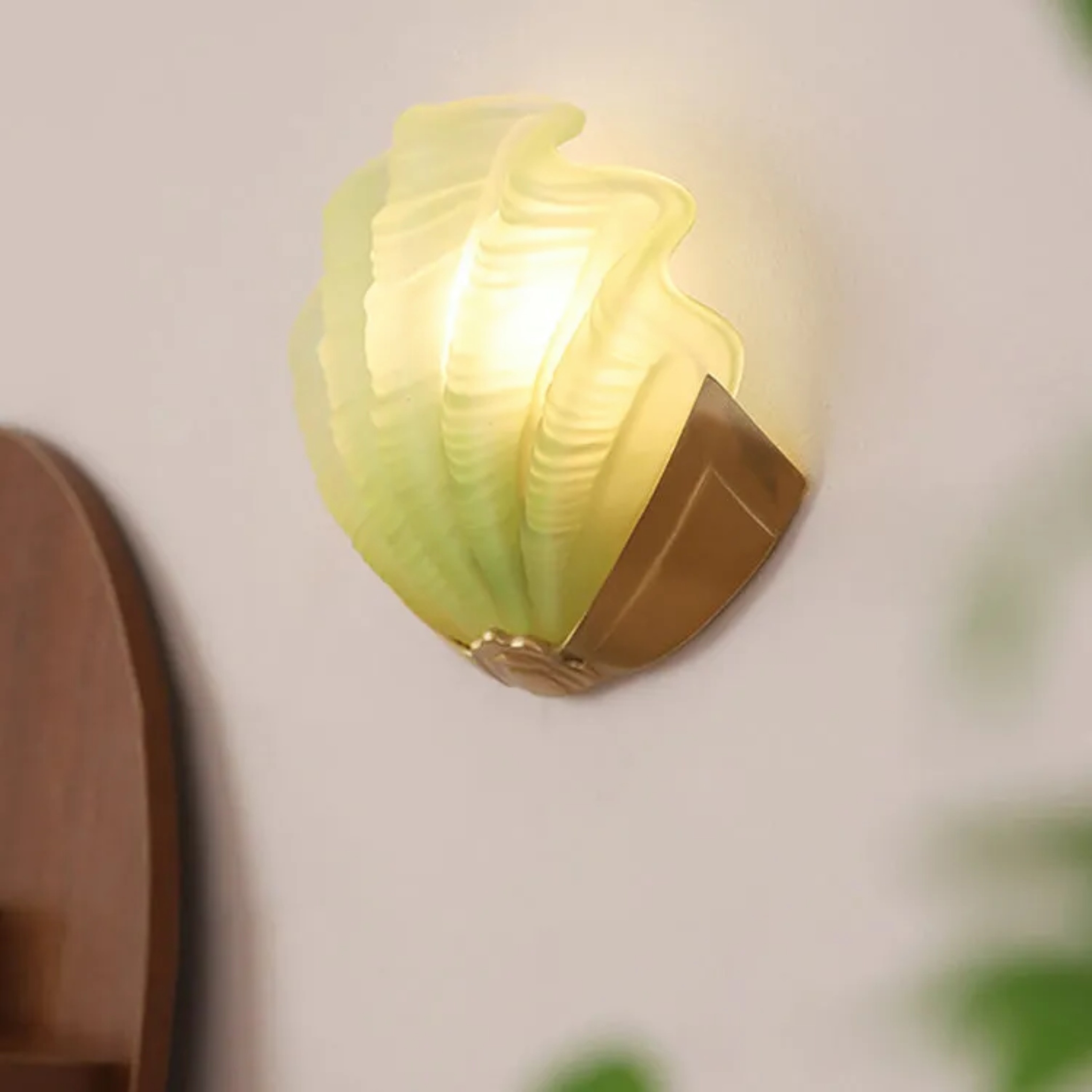 Lighom deco art brass wall sconces for living room — Translucent / 110V-120V (US/CA)