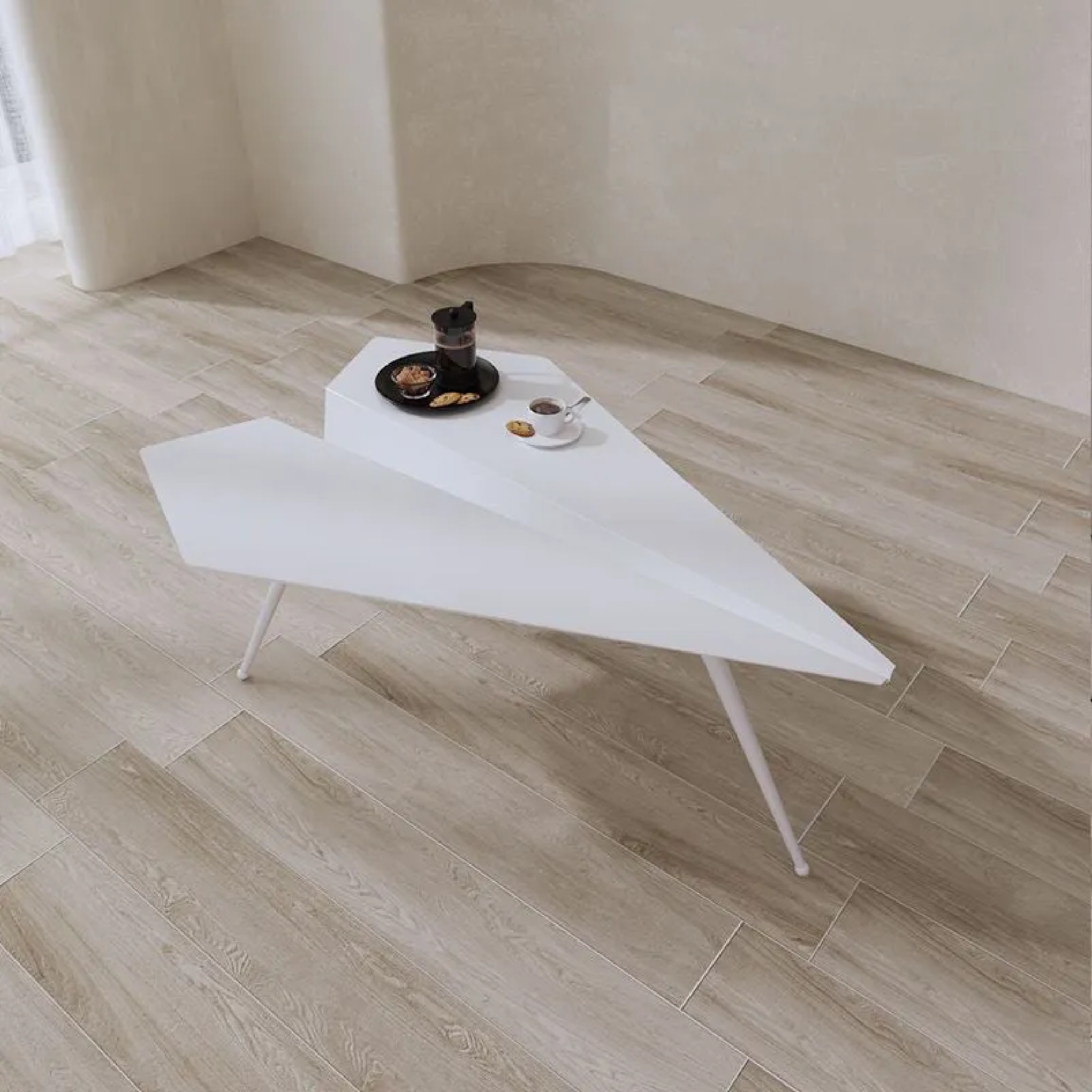 Lighom deco art iron coffee tables for living room — 33.5" L x 22.8" W x 15" H / Black