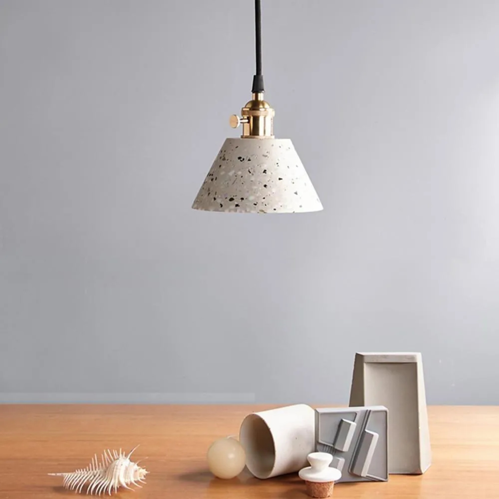 Lighom modern cone white pendant lighting