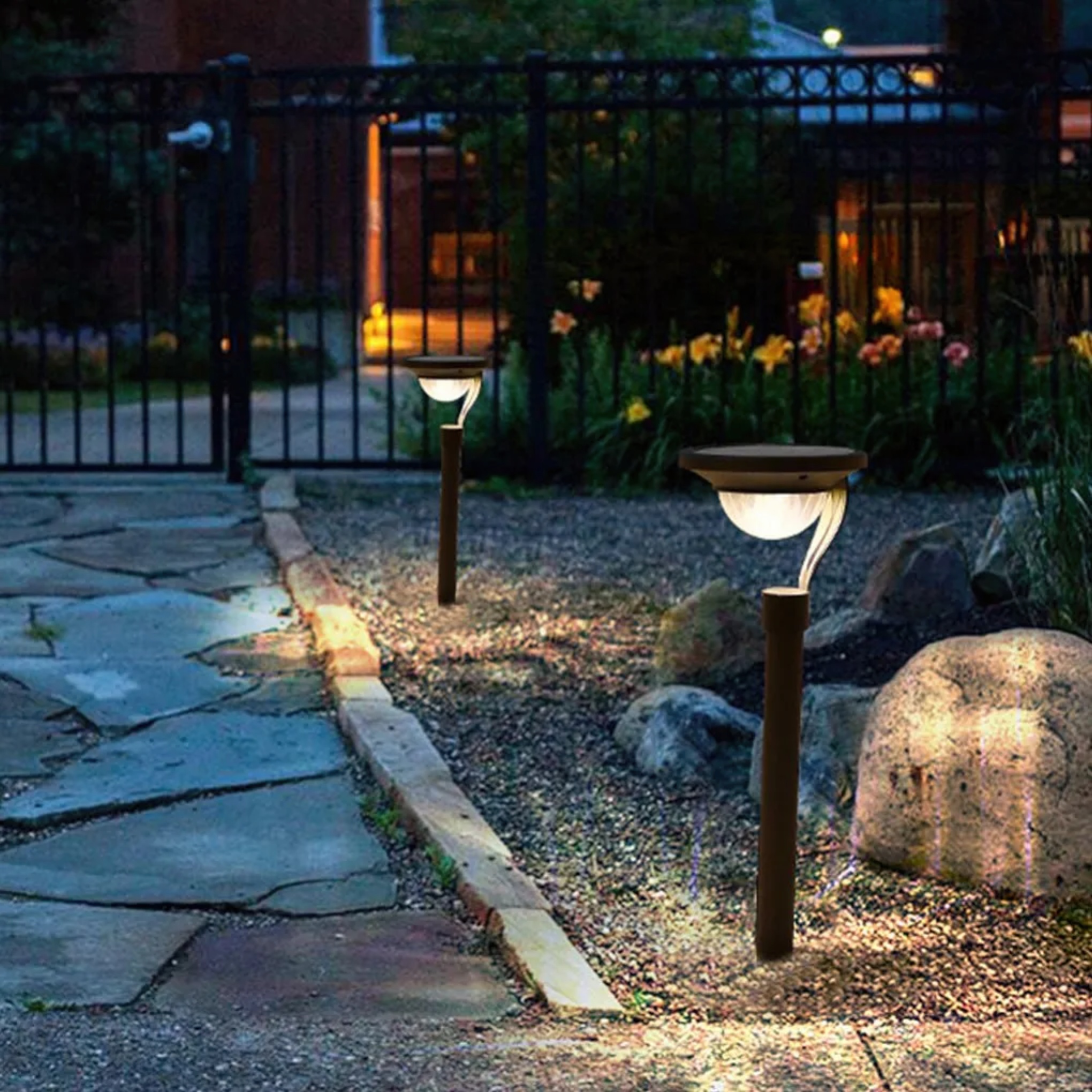Lighom Industrial outdoor light - gray metal