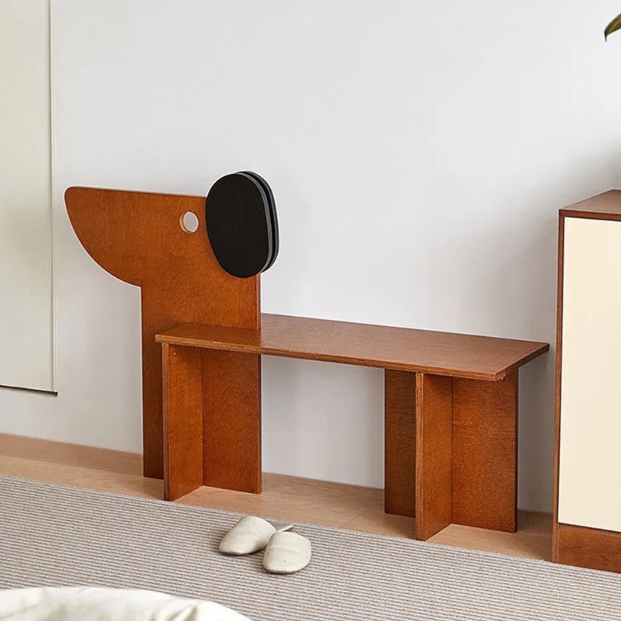 Lighom rectangular dog wood accent chairs for bedroom