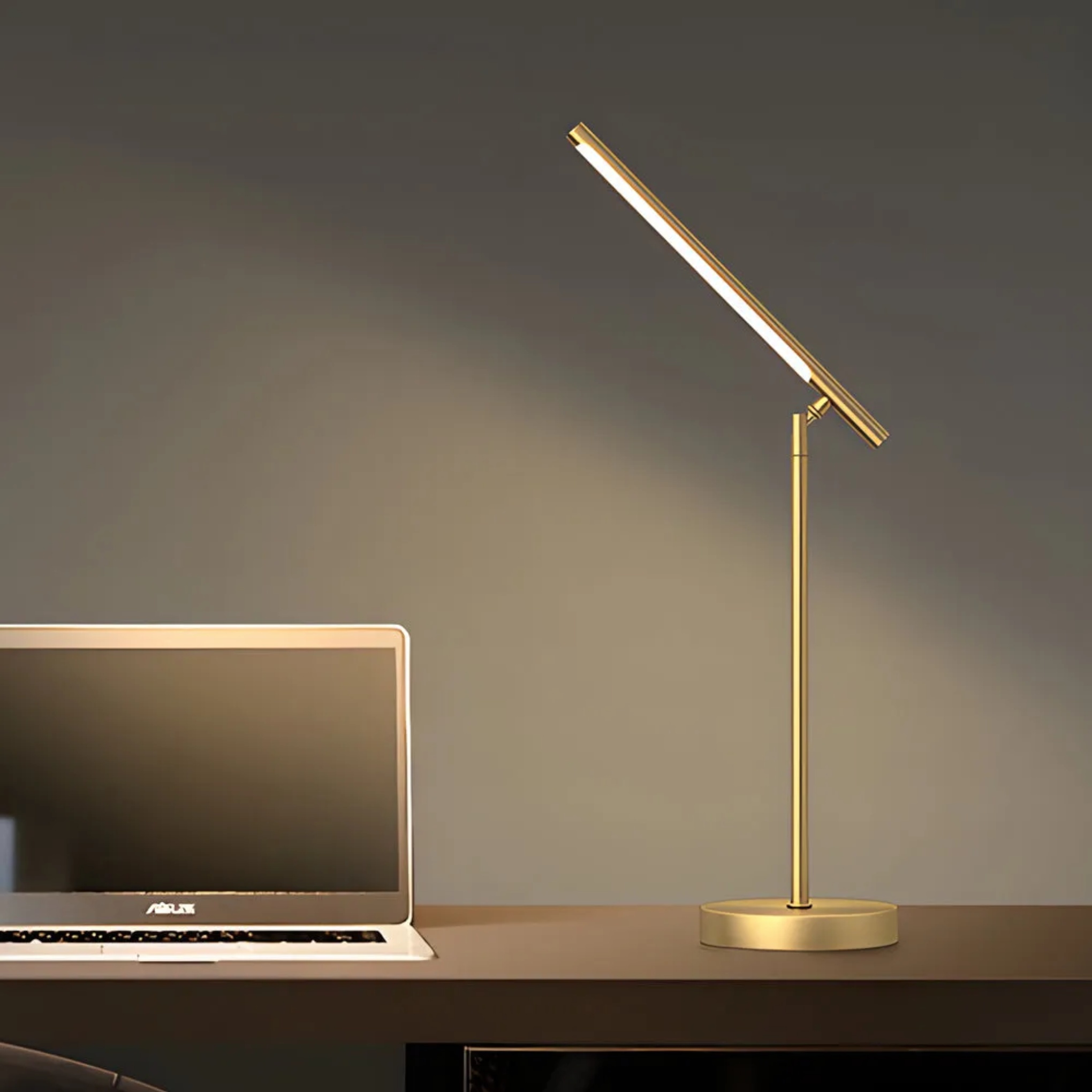 Lighom modern angle desk copper desk lamps