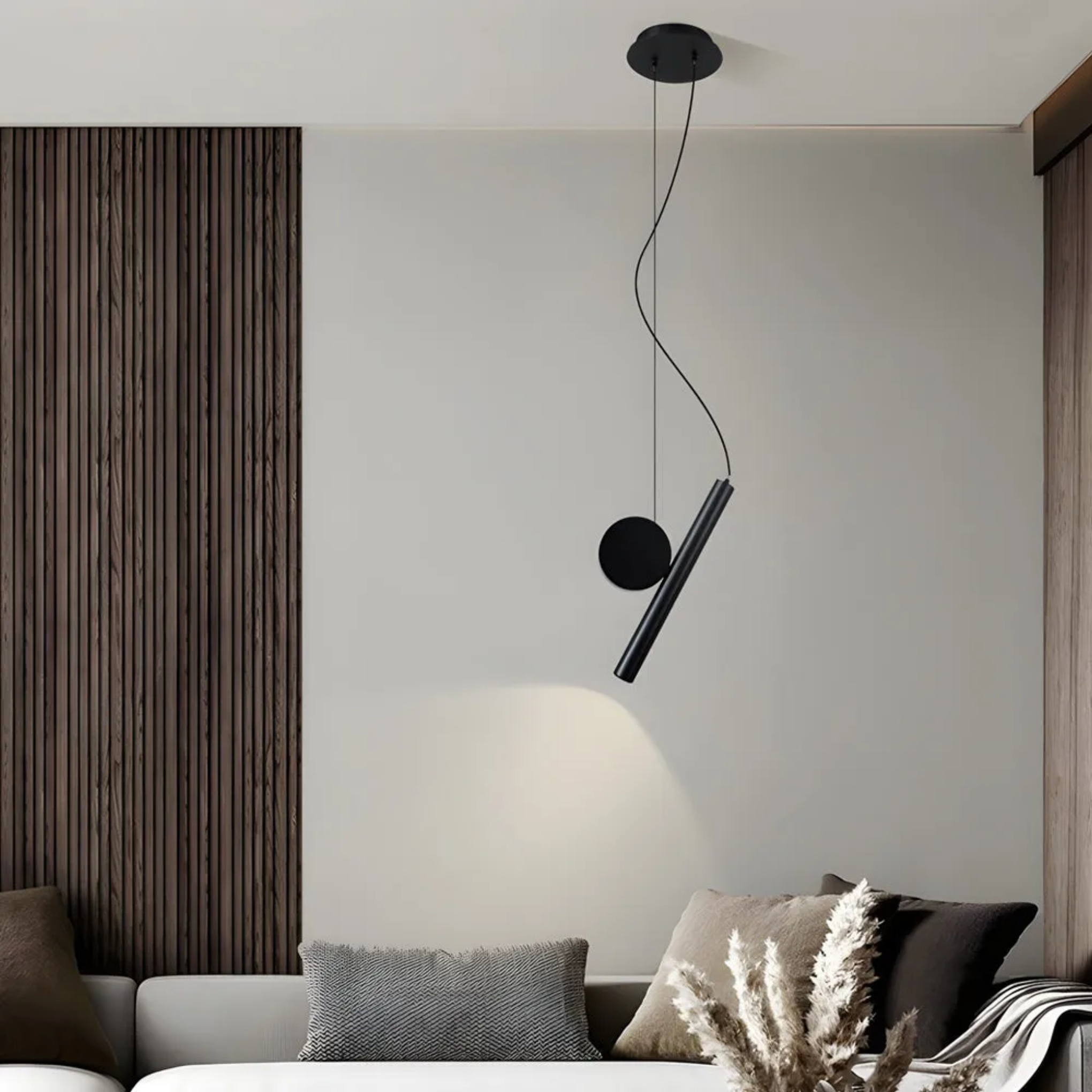 Modern spotlight doi black pendant lighting, Lighom — Warm White (3000K) / White