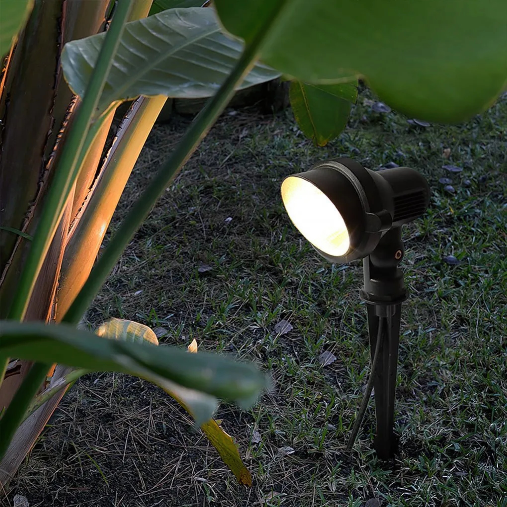 Frame embedded metal aluminum spot lights for garden