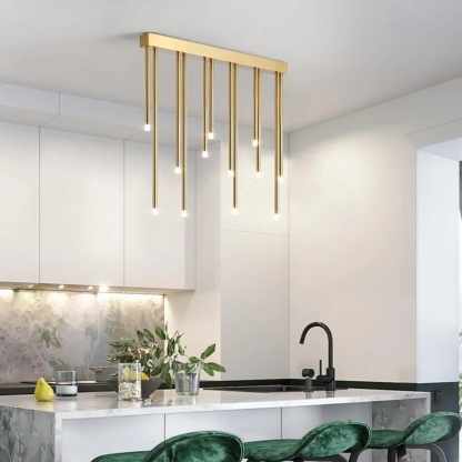 Linear wireless black flush mount lighting in synthetic — Matte Black / Warm White (3000K)