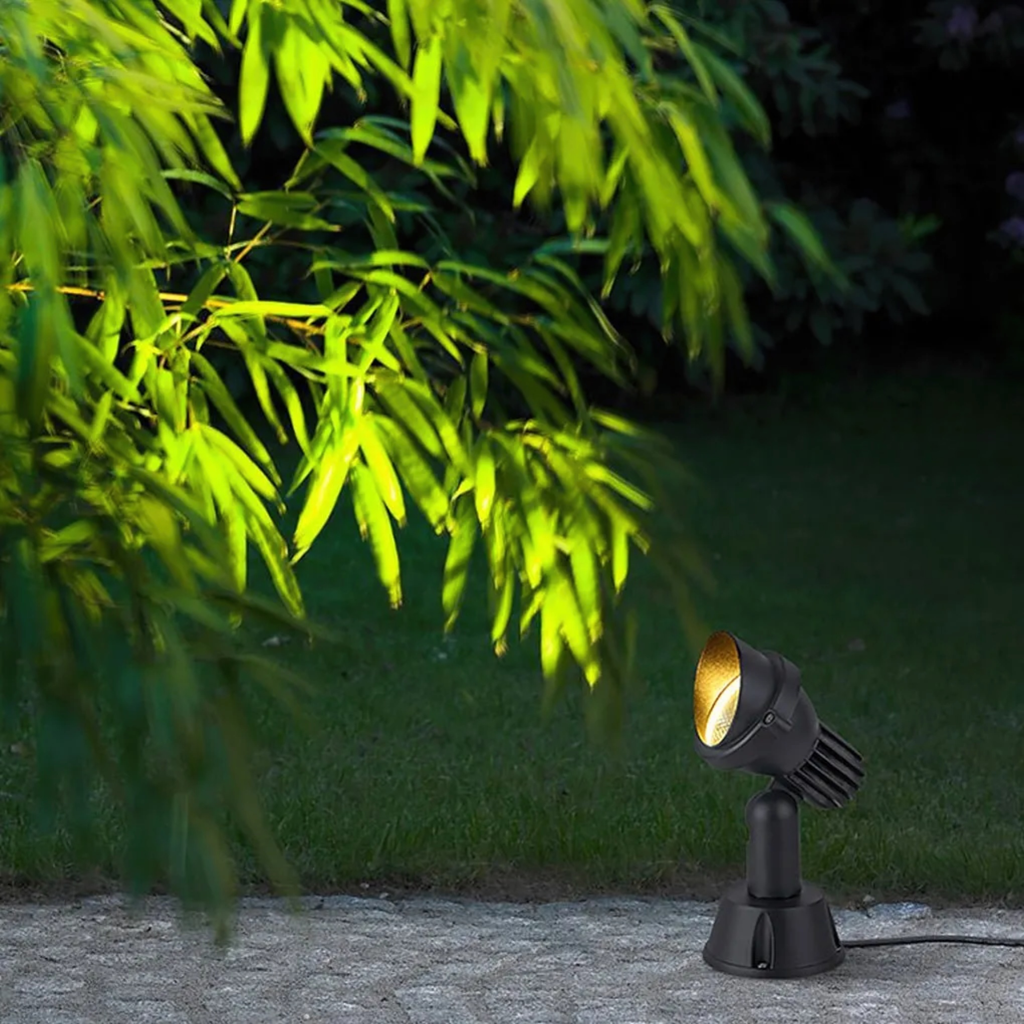 Gray metal aluminum fixed decorative spot lights - industrial