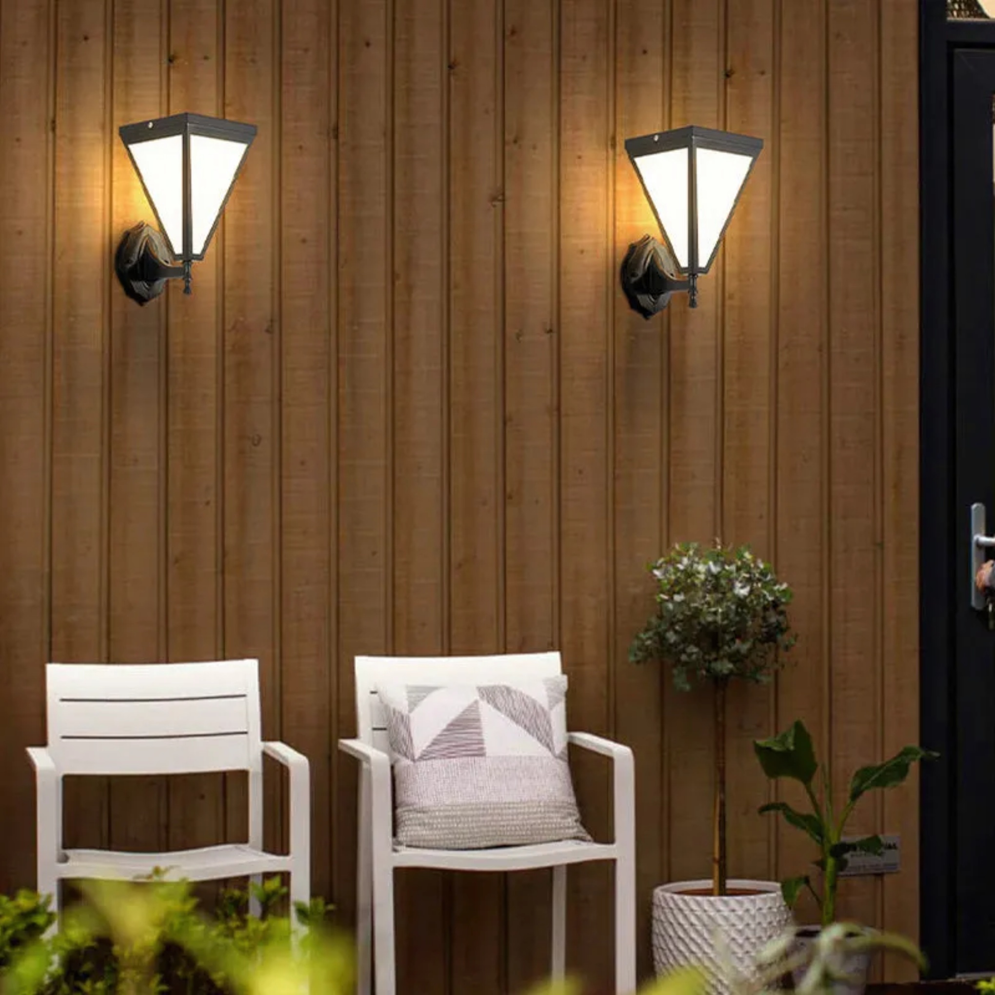 Bronze minimalist decor home wall sconces — Matte Black