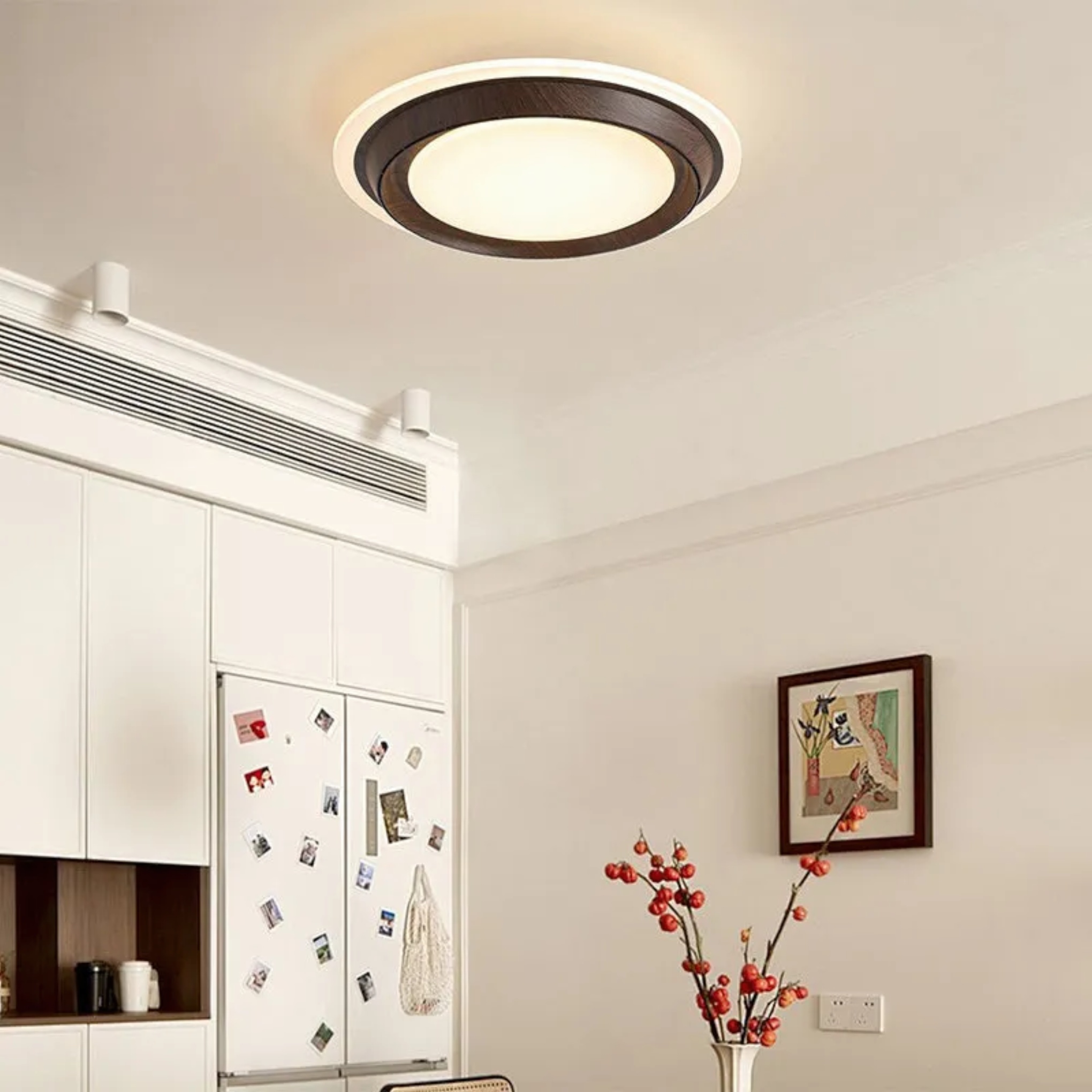 Lighom deco art acrylic ceiling fans for living room — 110V-120V (US/CA