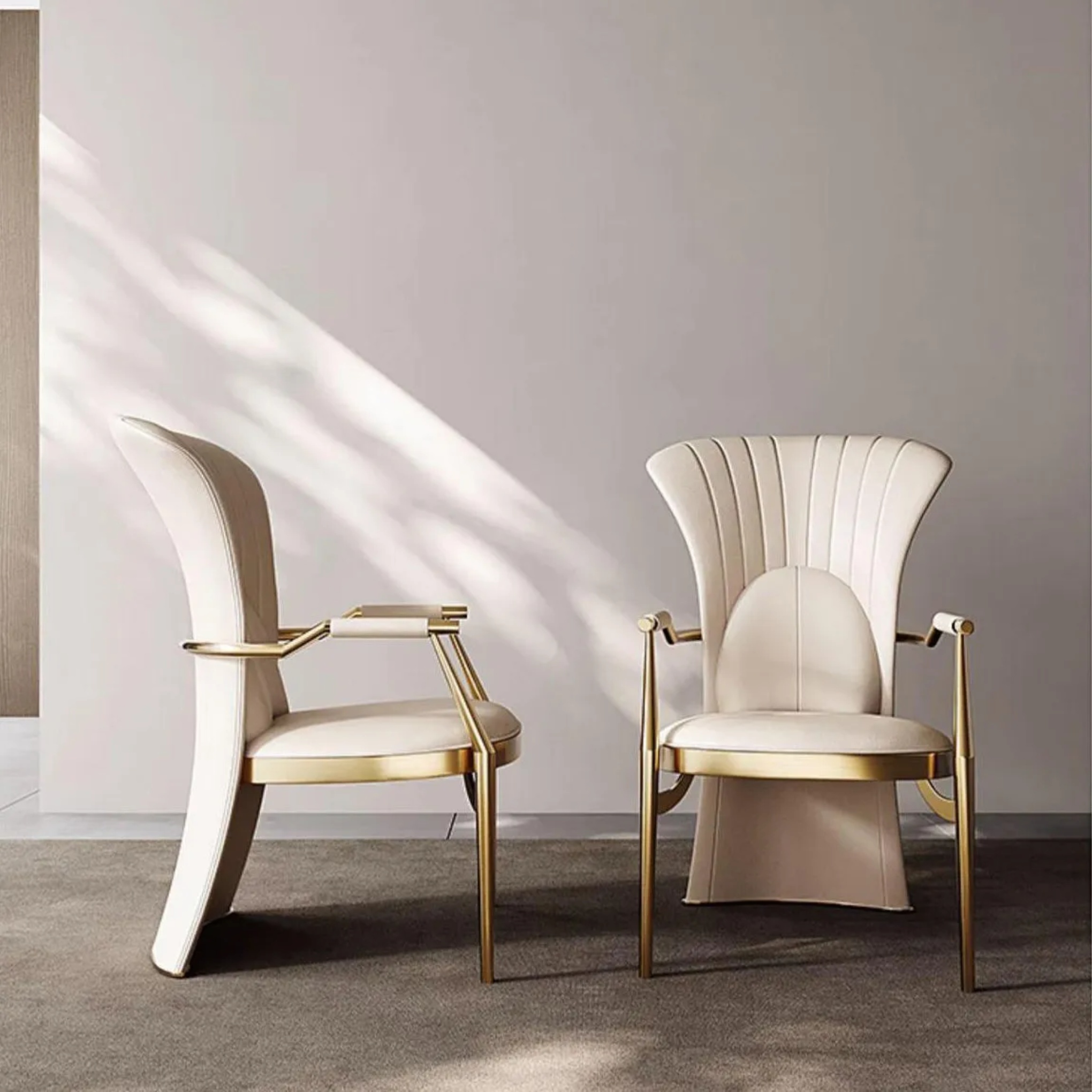 Luxury dovetail wood office chairs