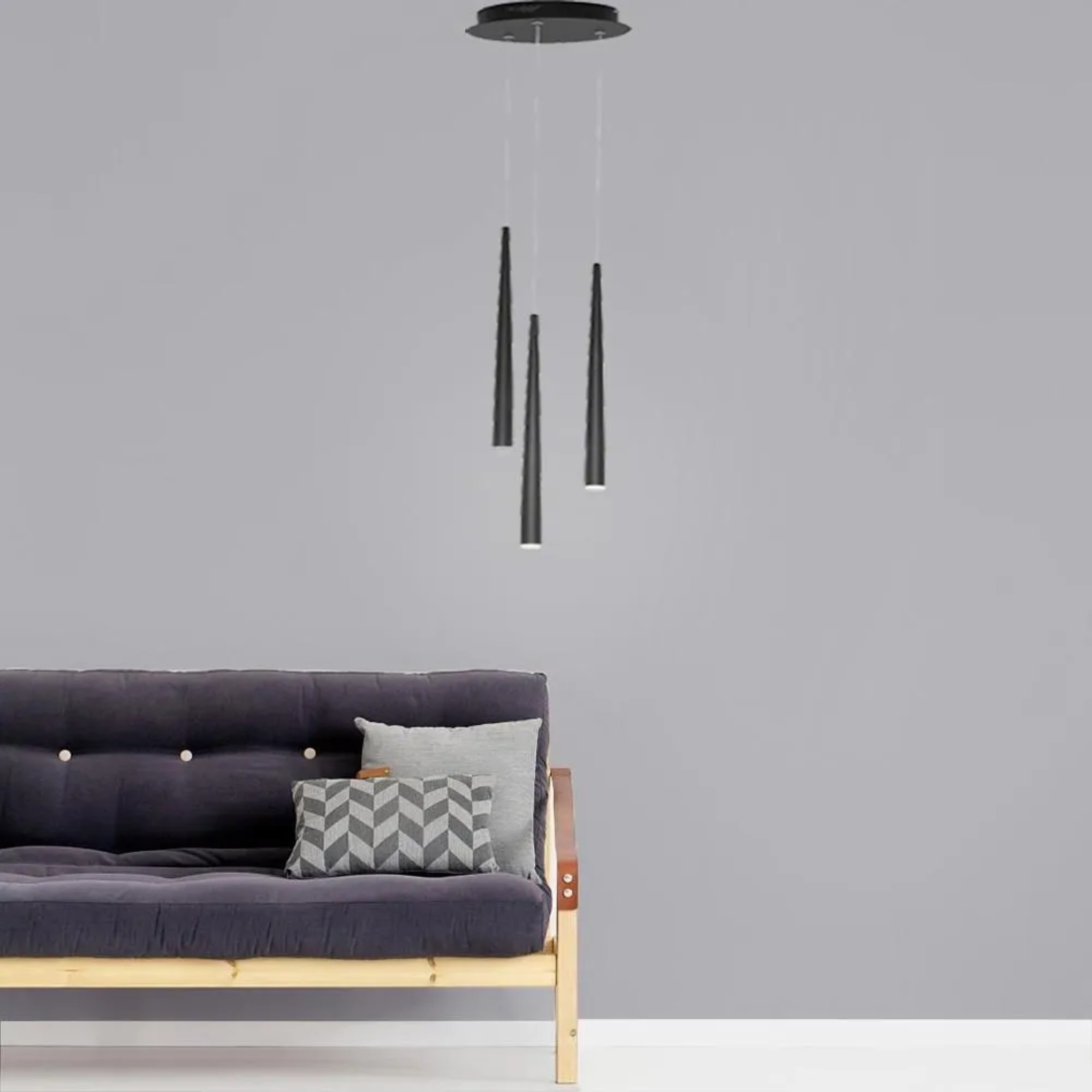 Lighom rust eye-protection metal pendant lighting for bedroom — Warm White (3000K) / White