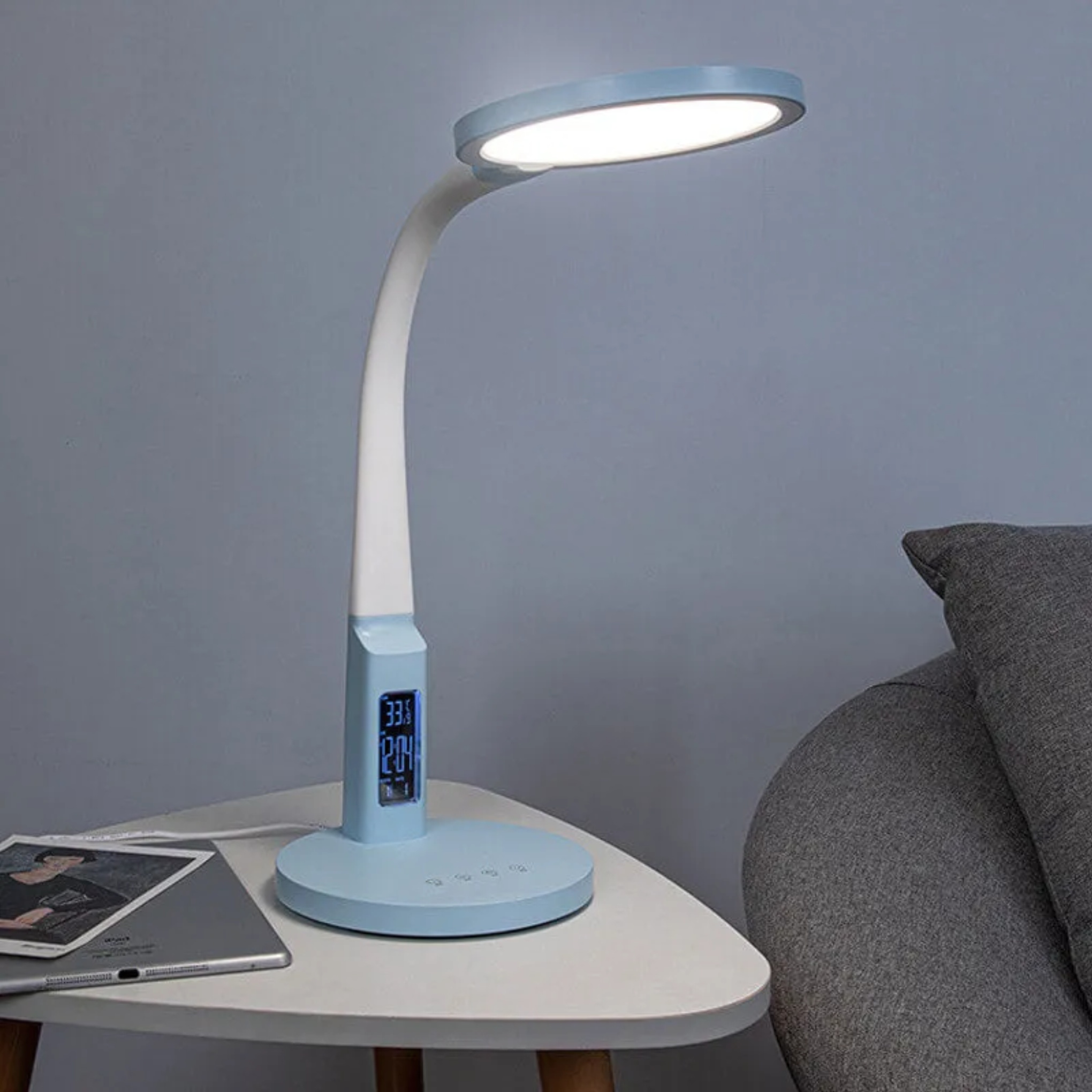 Modern reading desk white table lamps