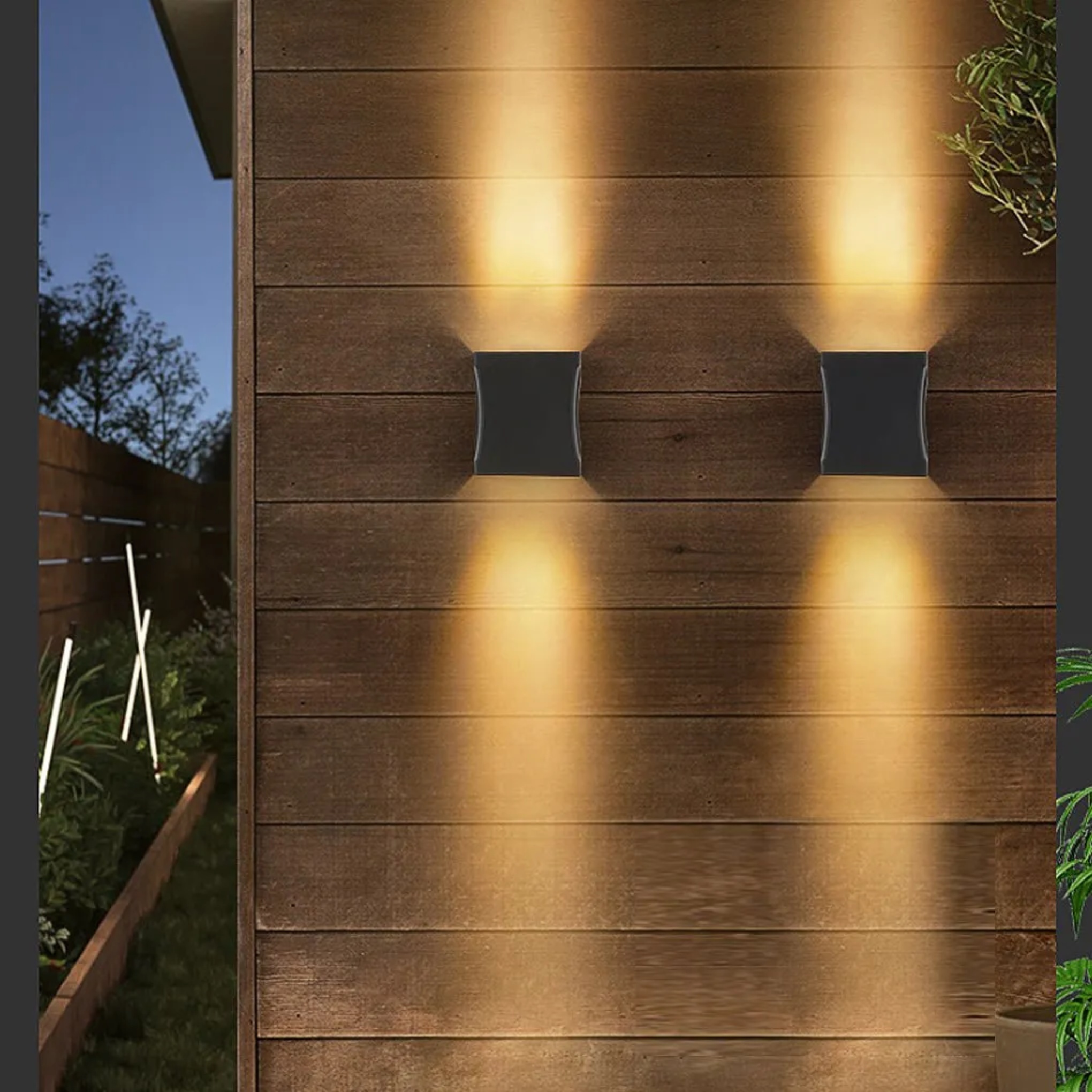 Lighom industrial up-down metal steel aluminum outdoor wall lighting