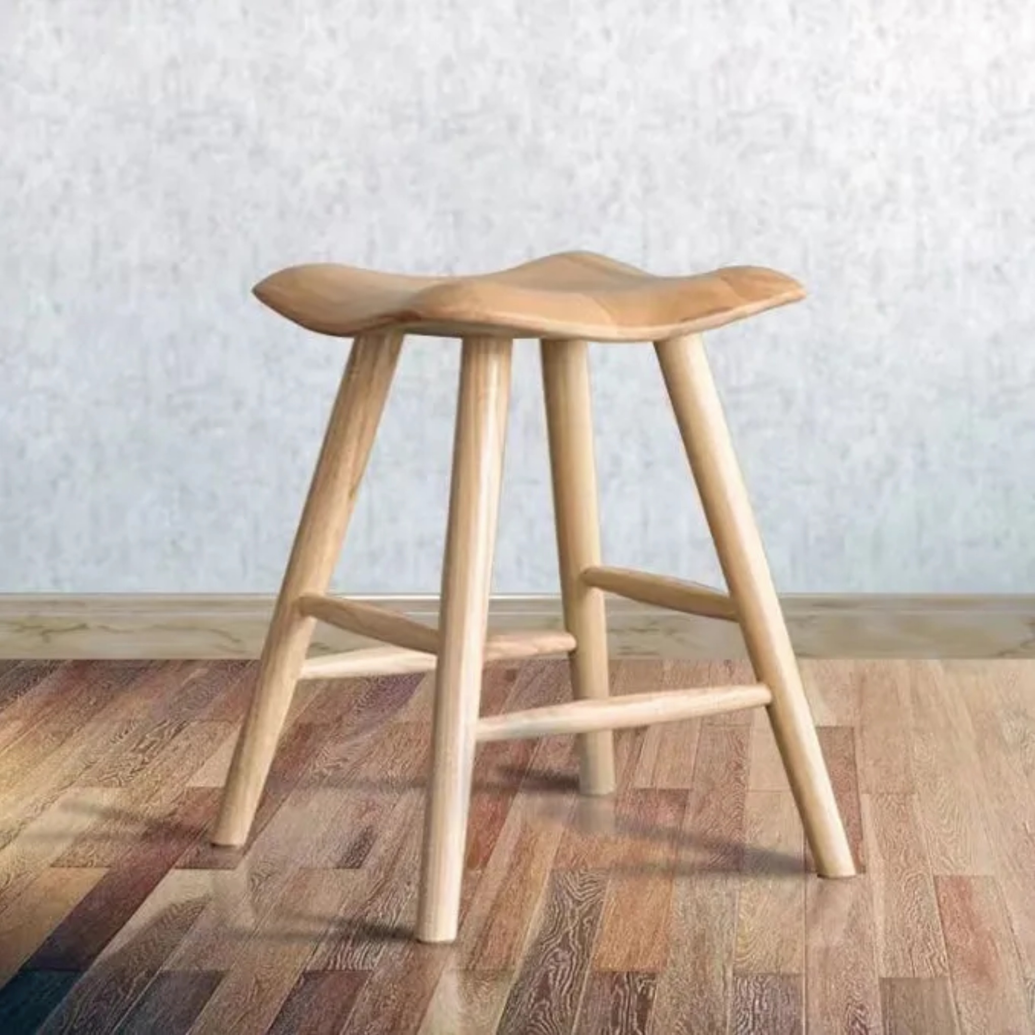 Square vanity wood vanity stools for dining room