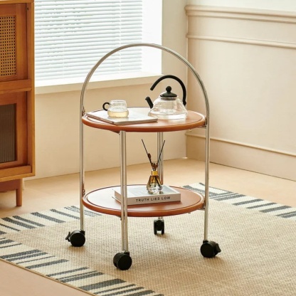 End retro wood end & side tables, Lighom