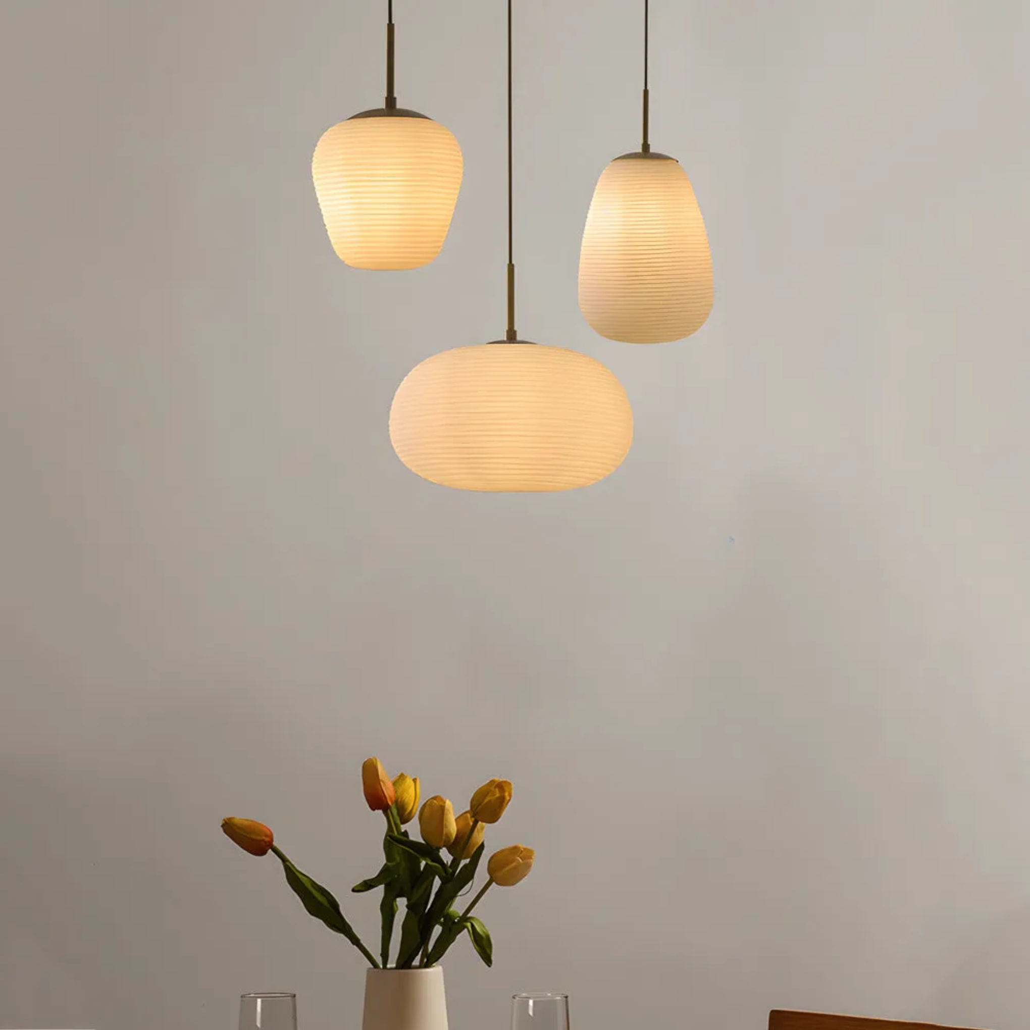 Modern rituals pendant lighting in glass — C1055