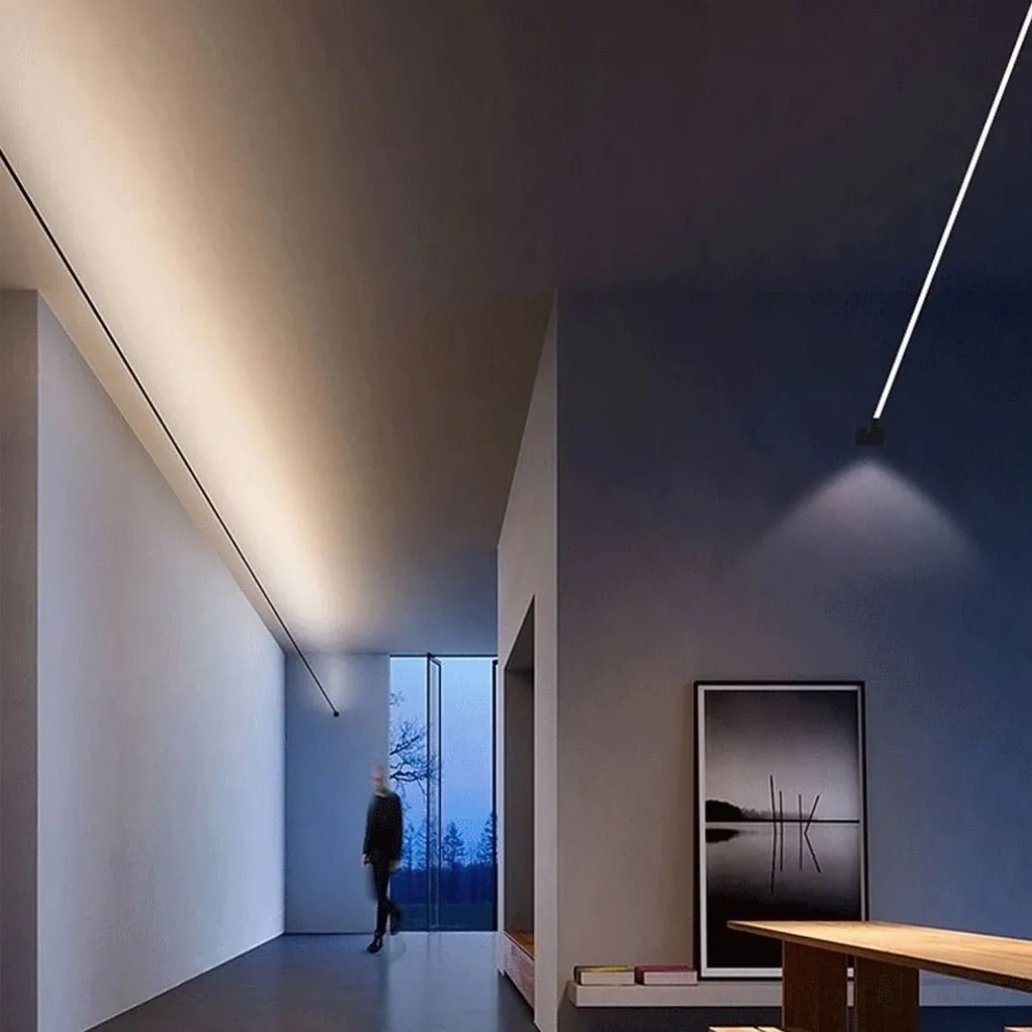 Rotatable Smart Dimming COB Modern LED Linear Light