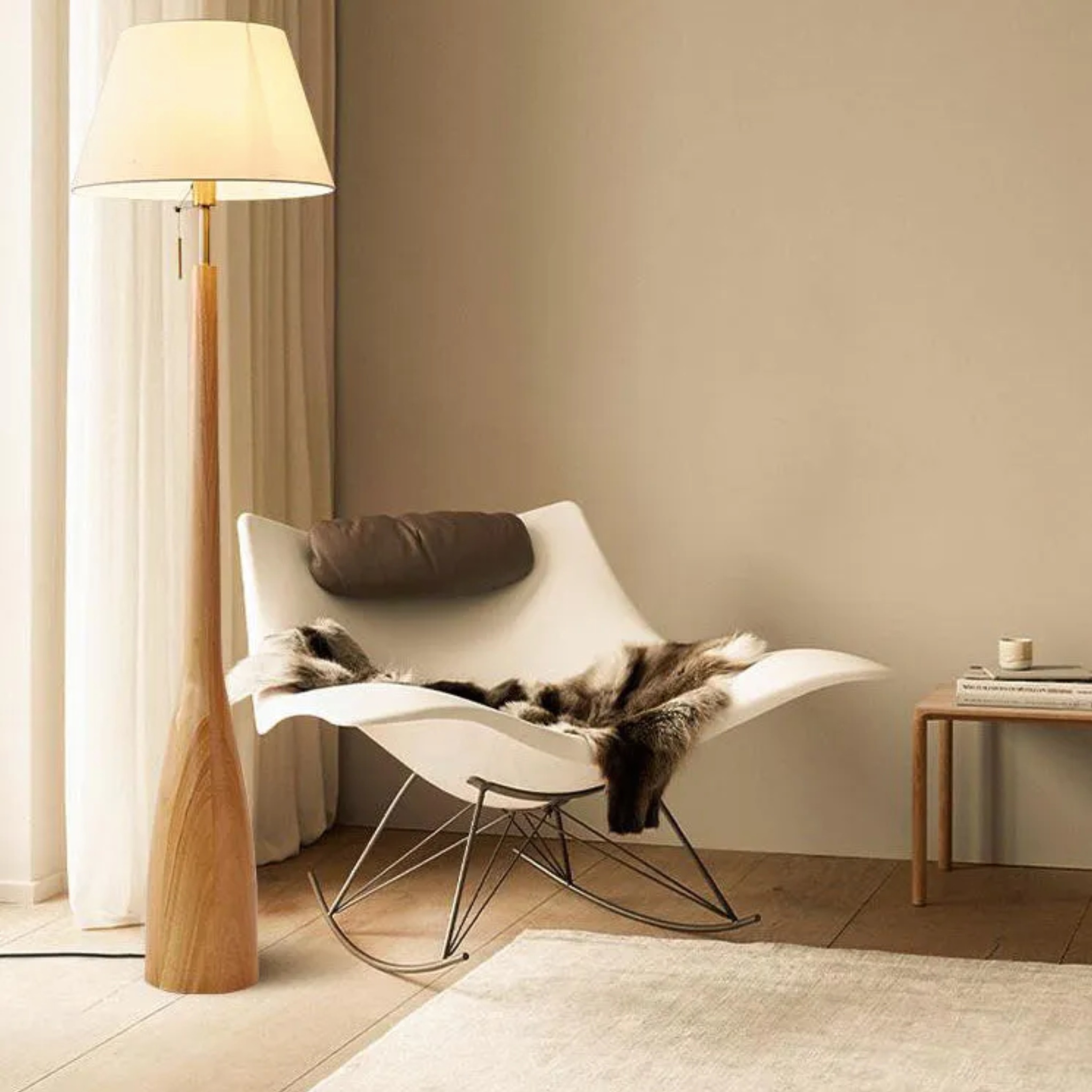 Minimalist solid wood floor lamps, Lighom — 110V-120V (US/CA)