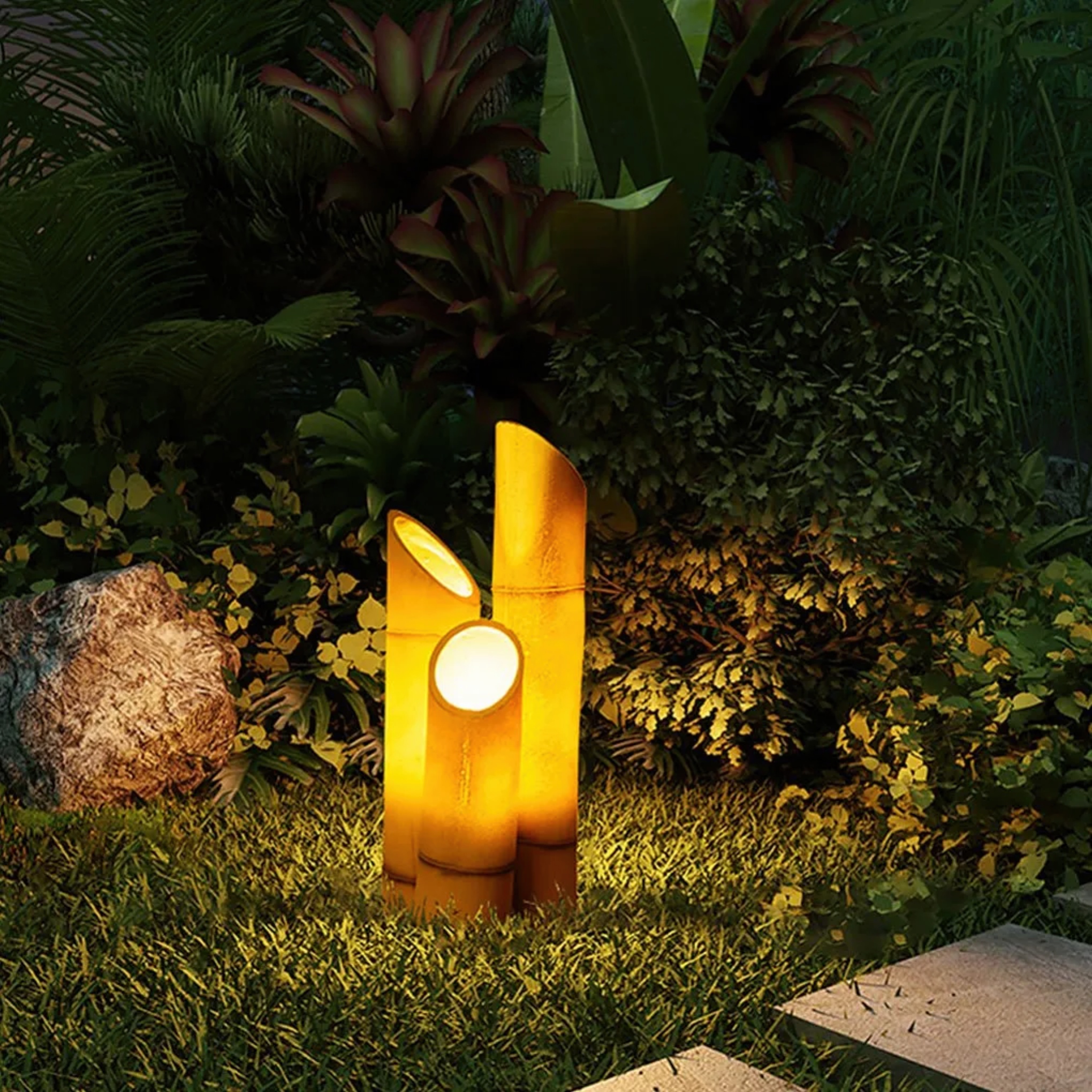 Rustic outdoor light with LED, Lighom
