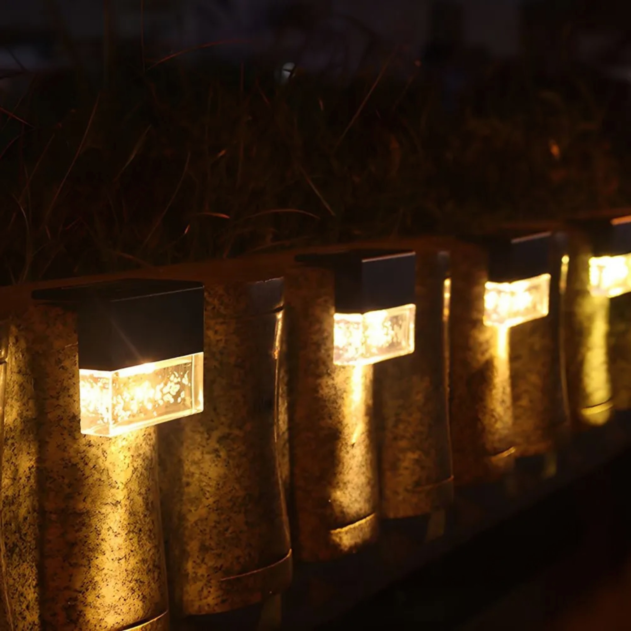 Lighom deck bubble black outdoor wall lighting