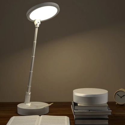 Modern student foldable white aluminum table lamps, Lighom