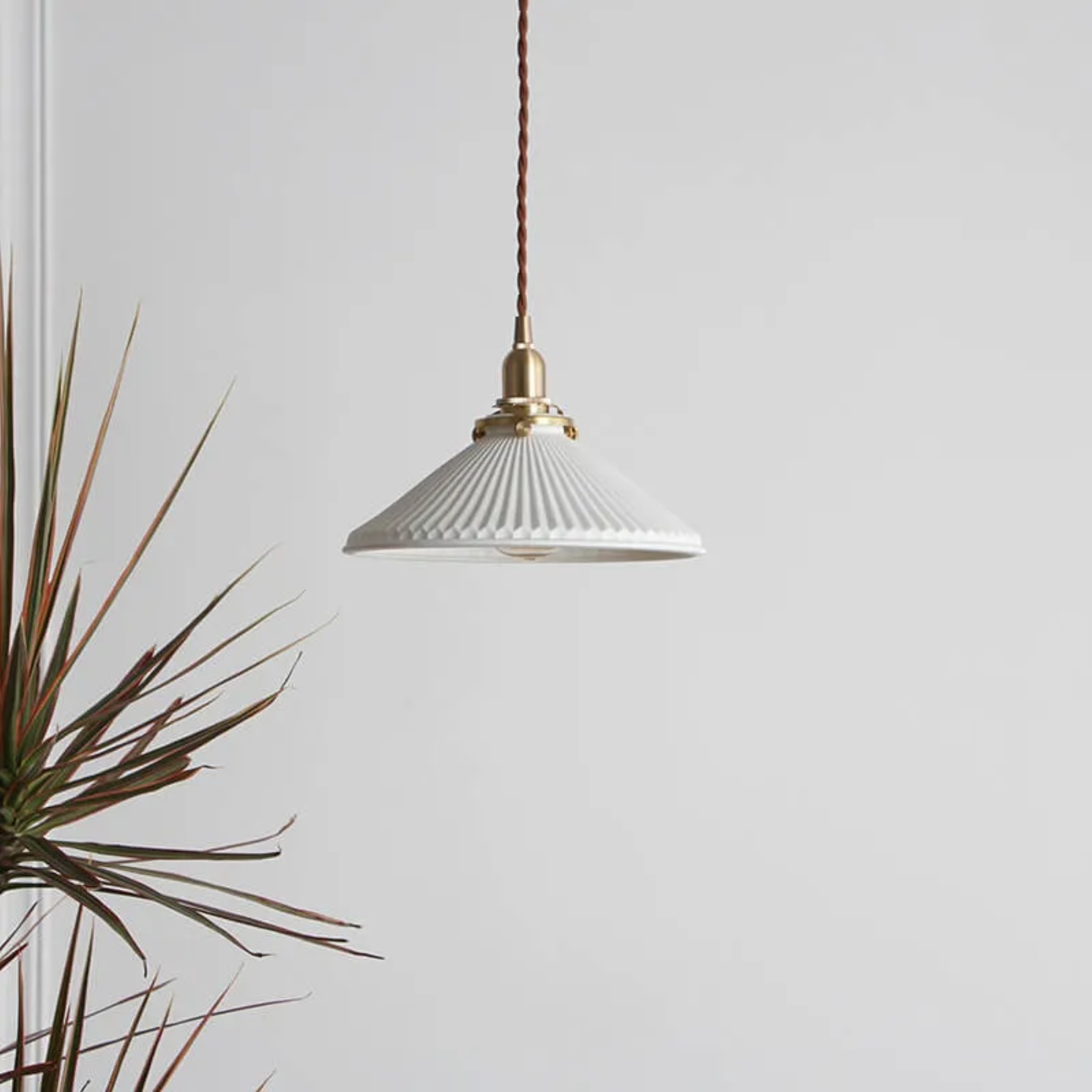 Rustic dome textured ceramic pendant lighting — 110V-120V (US/CA)
