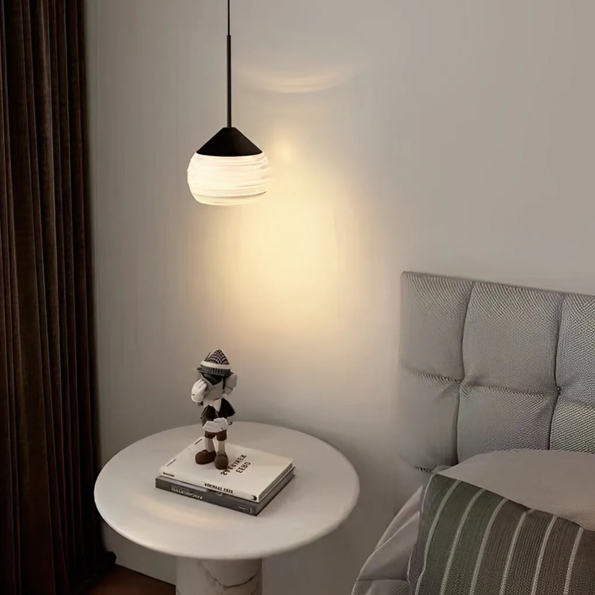 Lighom creative ball long-line acrylic pendant lighting — 1-Light