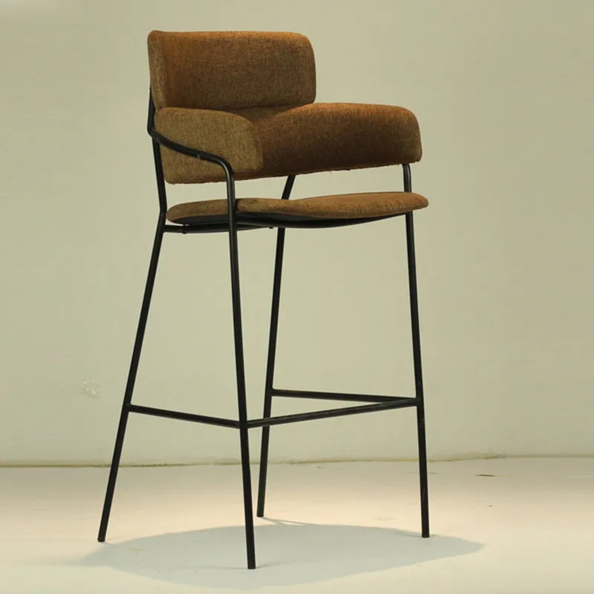Lighom creative upholstered transitional wood bar & counter stools