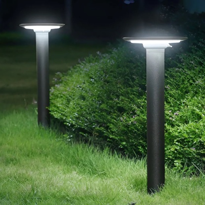 Lighom ufo-shaped synthetic landscape lighting for patio — 23.6" H / 1 Pc / Set of 1