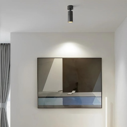 Lighom modern spotlight up-down black directional & spot lights — Warm White (3000K) / Matte Black