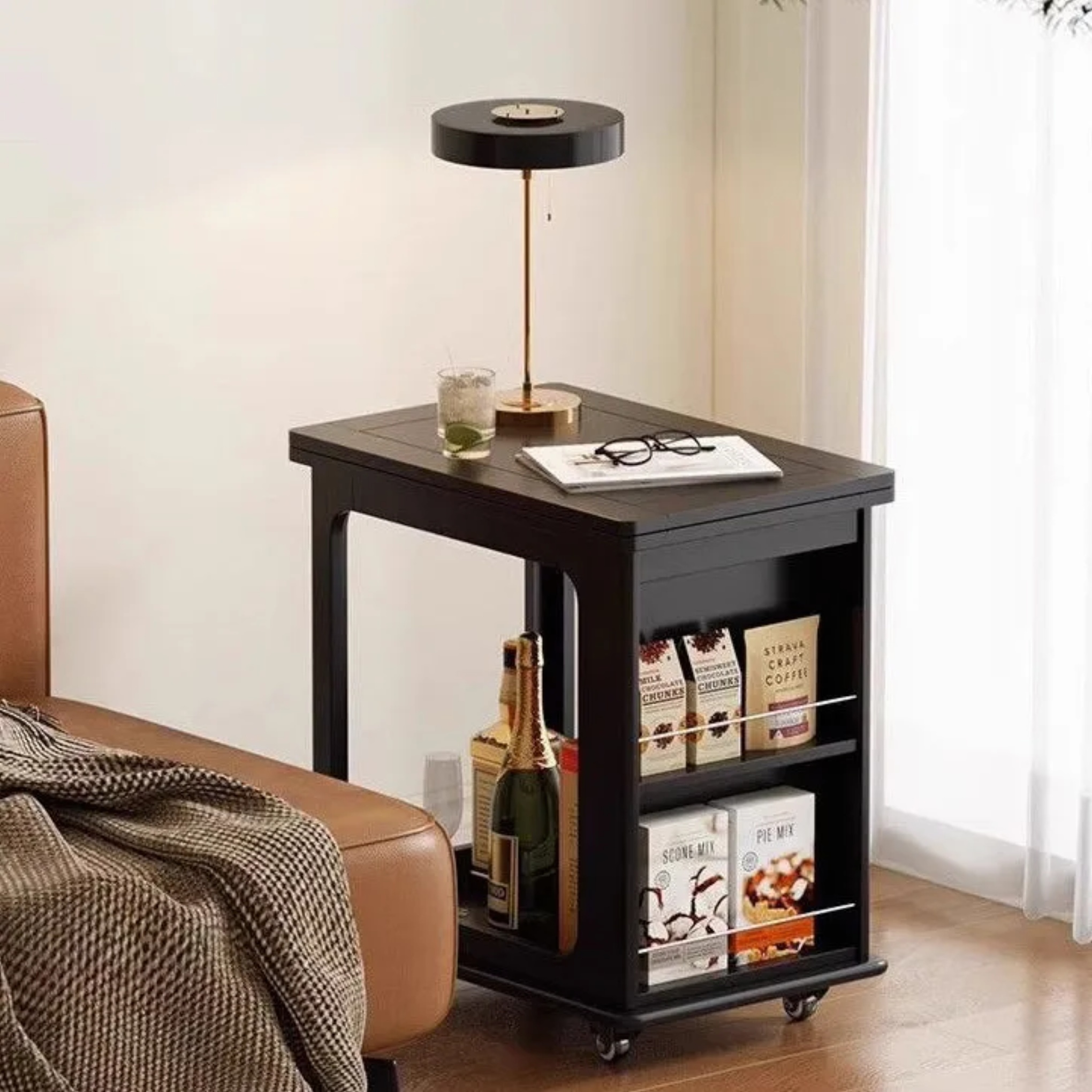 Wood coffee tables for living room, Lighom