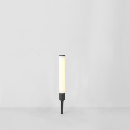 Slender Cylindrical Modern Outdoor Pathway Light
