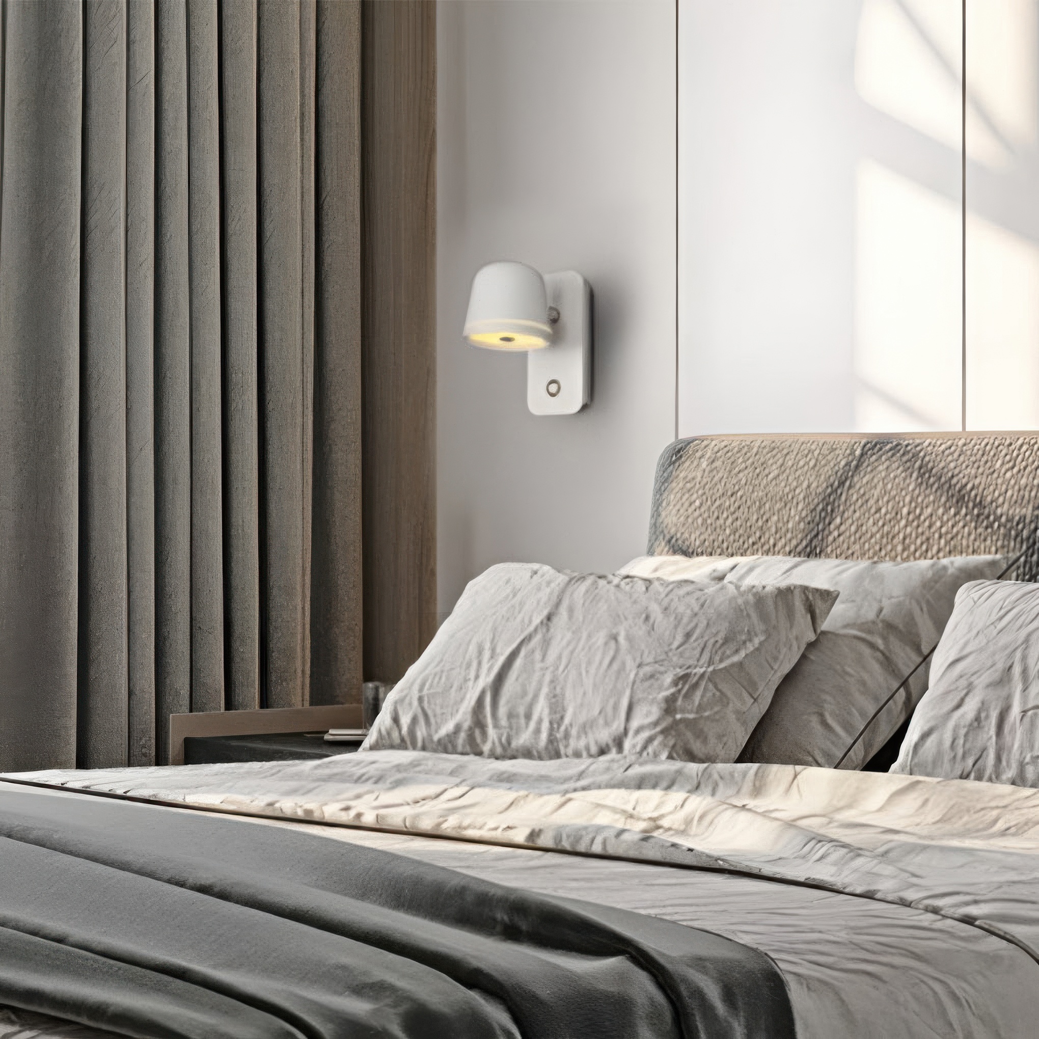 Adjustable Round Stepless Dimming LED Nordic Wall Sconce