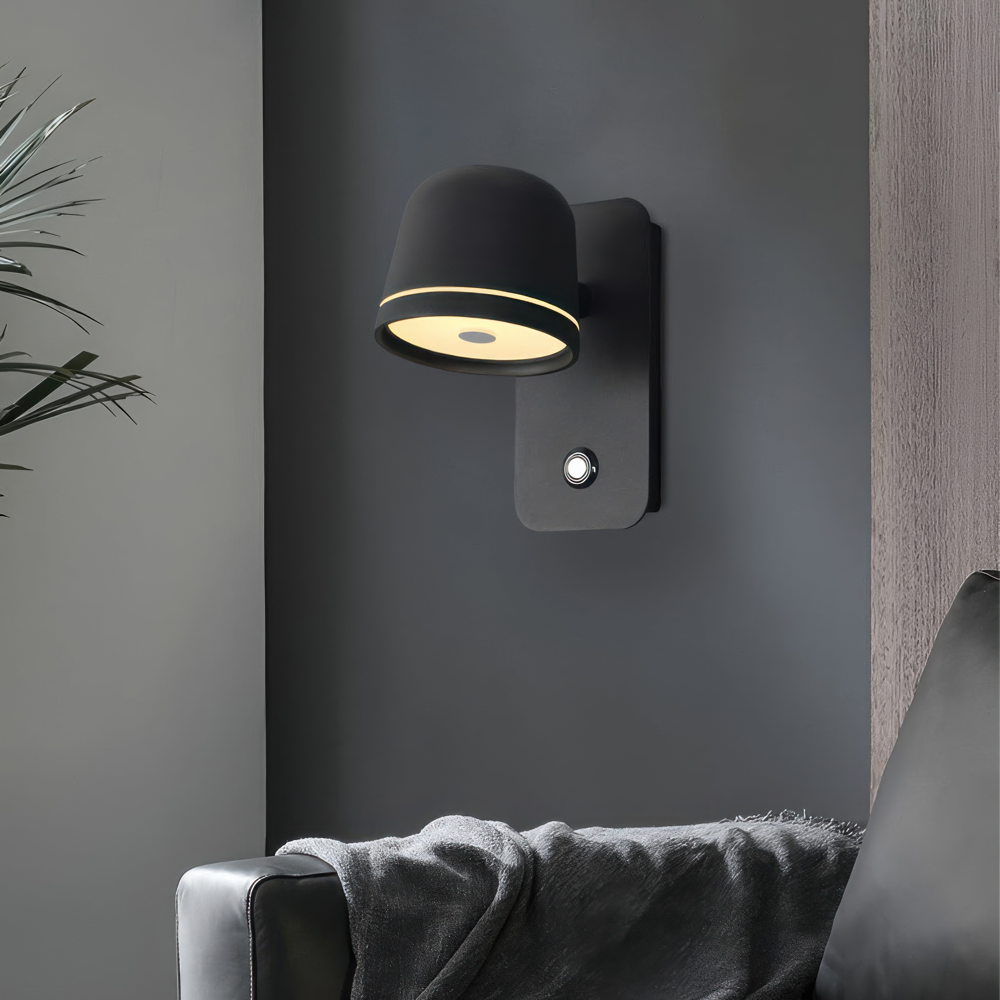 Adjustable Round Stepless Dimming LED Nordic Wall Sconce