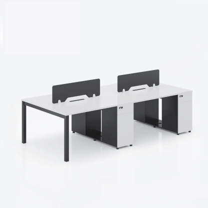 Light Wood Drawer Cabinet Office Writing Desk — Light Wood / Table Only