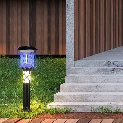 Lighting Mosquito Lamp Dual-purpose Solar LED Waterproof Outdoor Landscape Lawn Light-Lighom