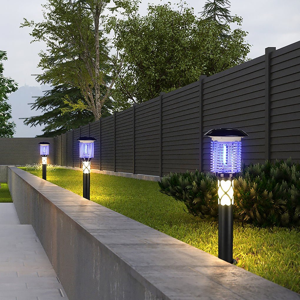 Lighting Mosquito Lamp Dual-purpose Solar LED Waterproof Outdoor Landscape Lawn Light-Lighom
