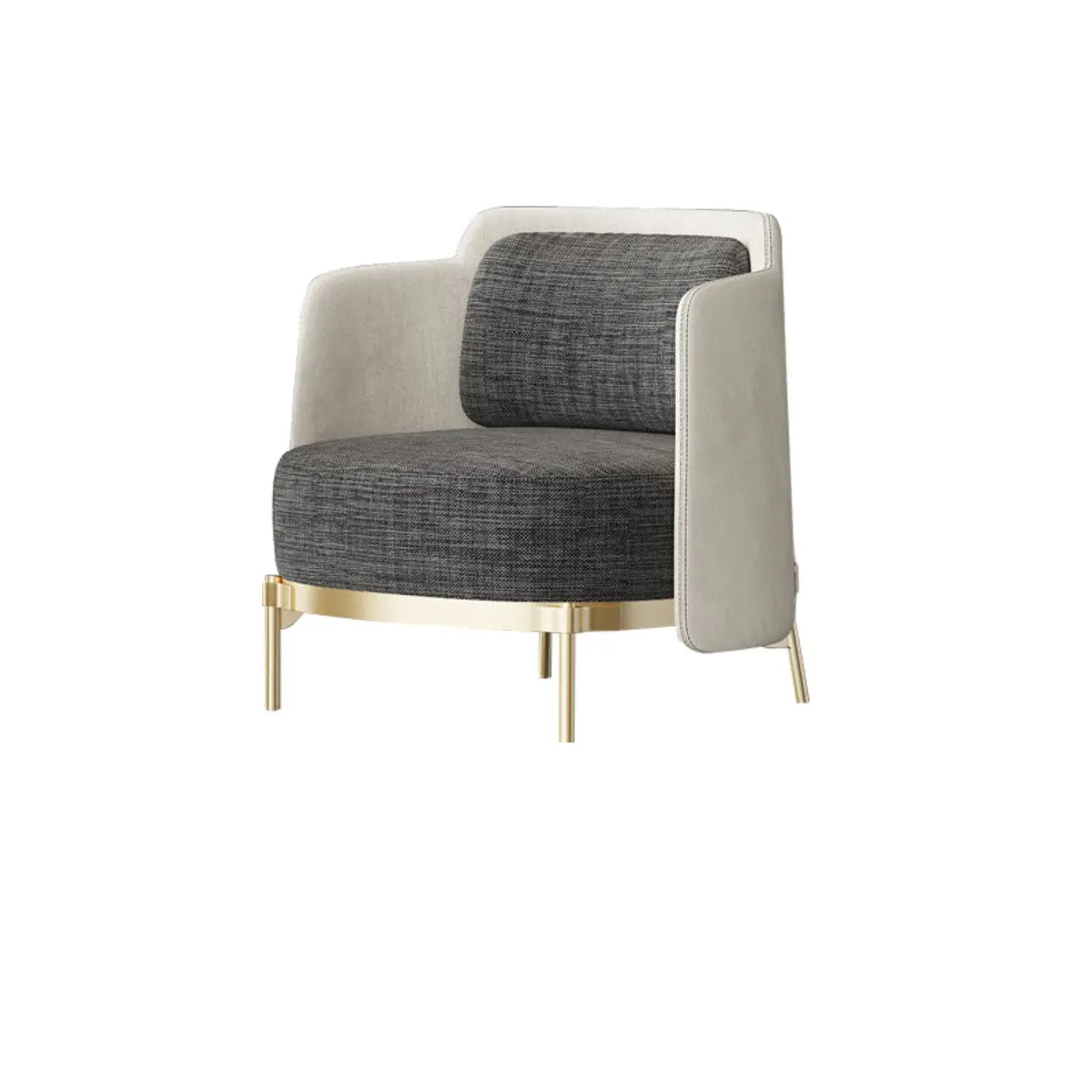 Fabric Wood Frame Living Room Accent Chair