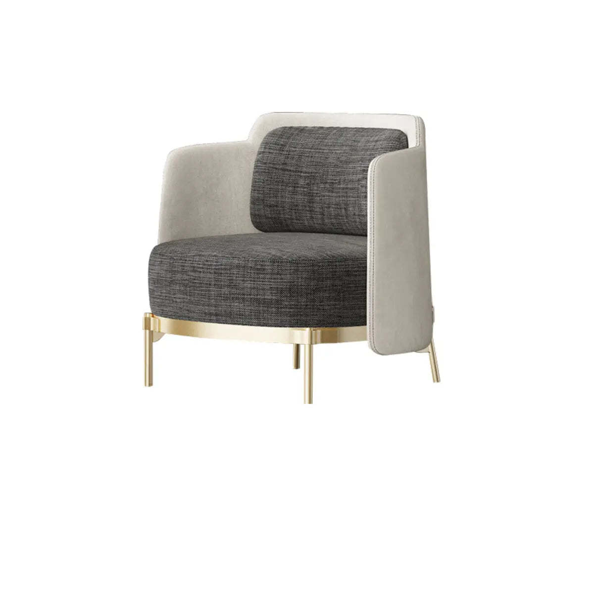 Fabric Wood Frame Living Room Accent Chair