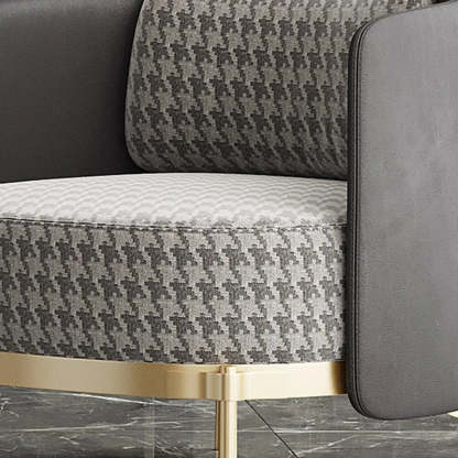 Fabric Wood Frame Living Room Accent Chair