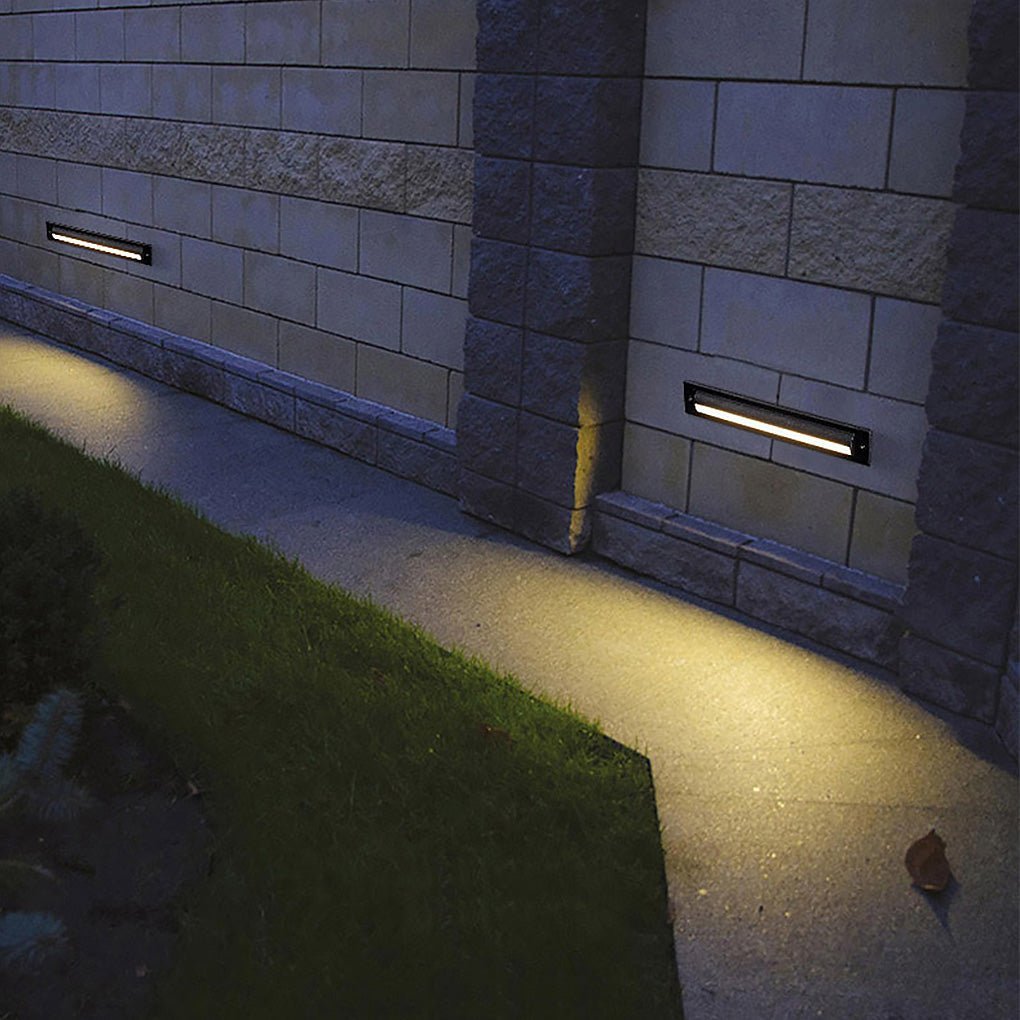 Long Strip Embedded Wall Light Corner Lights for Outdoor Garden Steps-Lighom