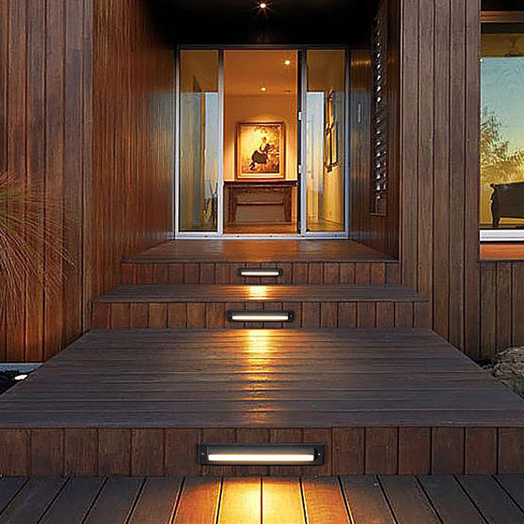 Long Strip Embedded Wall Light Corner Lights for Outdoor Garden Steps-Lighom