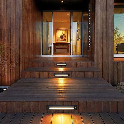 Long Strip Embedded Wall Light Corner Lights for Outdoor Garden Steps-Lighom