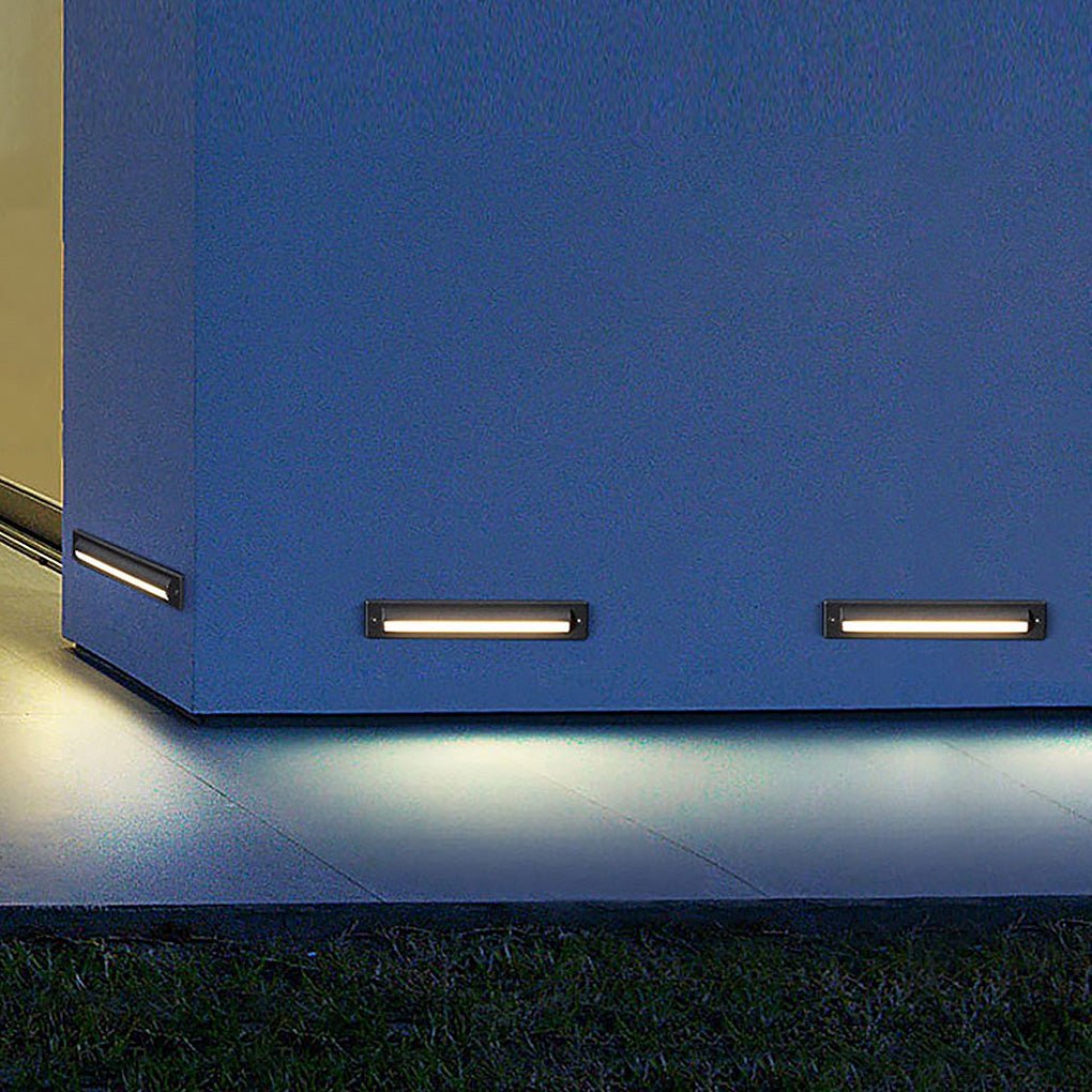 Long Strip Embedded Wall Light Corner Lights for Outdoor Garden Steps-Lighom