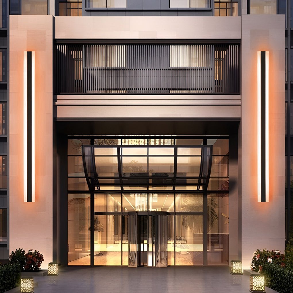 Long Strip Waterproof LED RGB Multi Color Modern Outdoor Sconces-Lighom