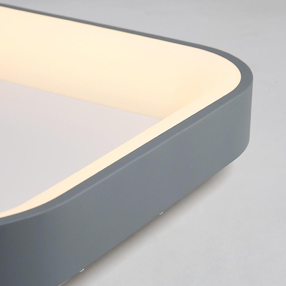 Square Shaped Modern LED Flush Mount Ceiling Light for Bedroom-Lighom