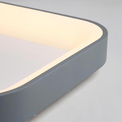 Square Shaped Modern LED Flush Mount Ceiling Light for Bedroom-Lighom