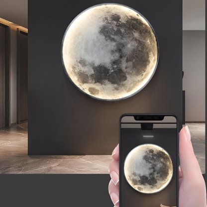Lunar Moon Dimmable LED Modern Wall Lamp Wall Sconces Lighting Wall Lights-Lighom