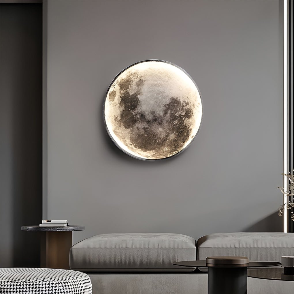 Lunar Moon Dimmable LED Modern Wall Lamp Wall Sconces Lighting Wall Lights-Lighom