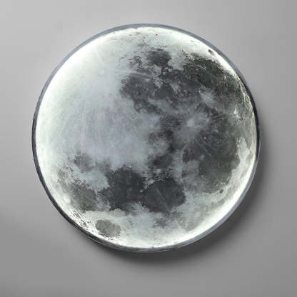 Lunar Moon Dimmable LED Modern Wall Lamp Wall Sconces Lighting Wall Lights-Lighom